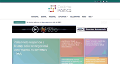 Desktop Screenshot of cadenapolitica.com