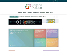 Tablet Screenshot of cadenapolitica.com